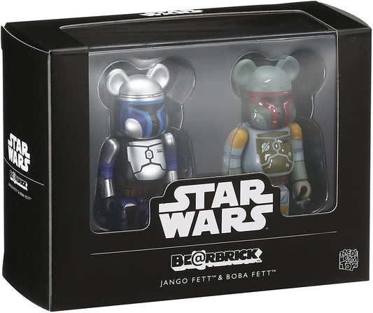 BEARBRICK 100% - Jango Fett & Boba Fett (Star Wars)