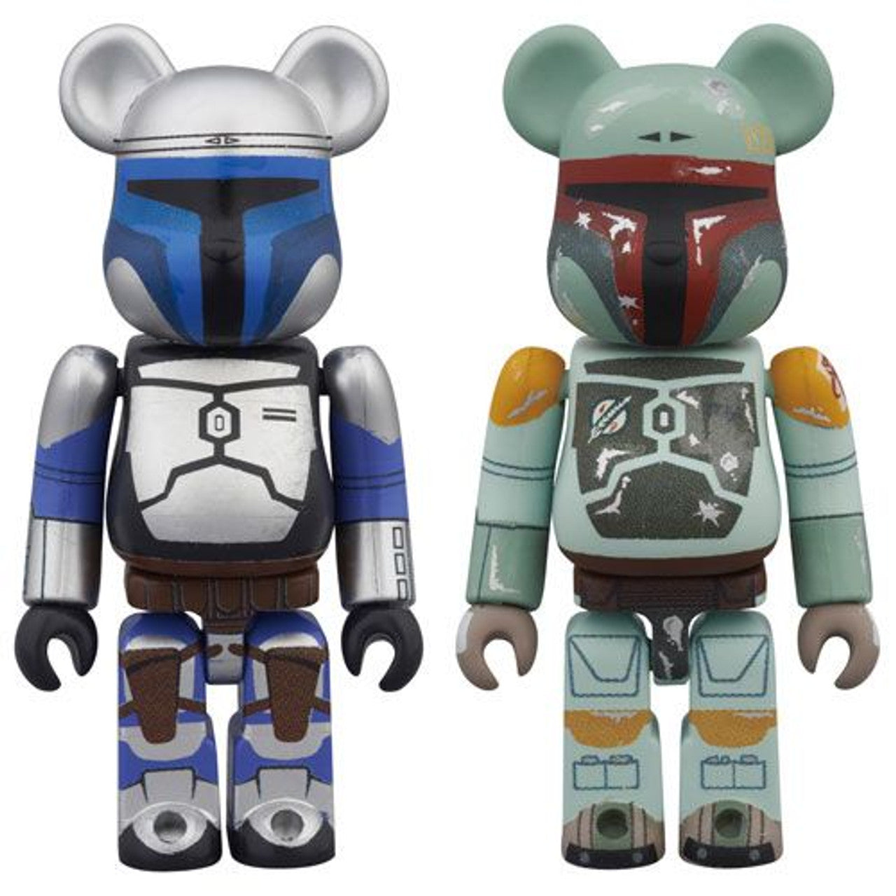 BEARBRICK 100% - Jango Fett & Boba Fett (Star Wars)