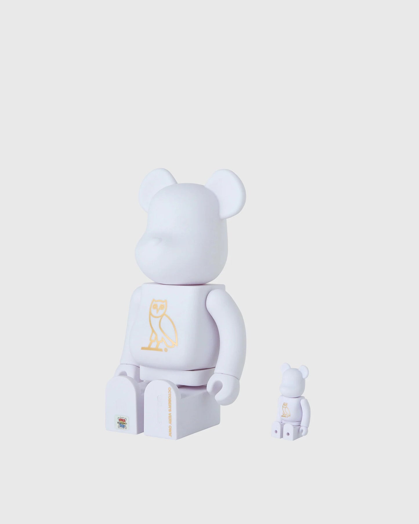 BEARBRICK 400% - October's Very Own (White Edition, 100% inclus)