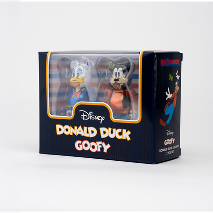 BEARBRICK 100% - Donald Duck et Goody (2 figurines)