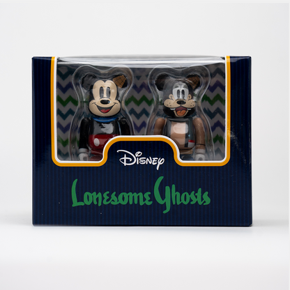 BEARBRICK 100% - Mickey Mouse & Goofy (2 figurines)