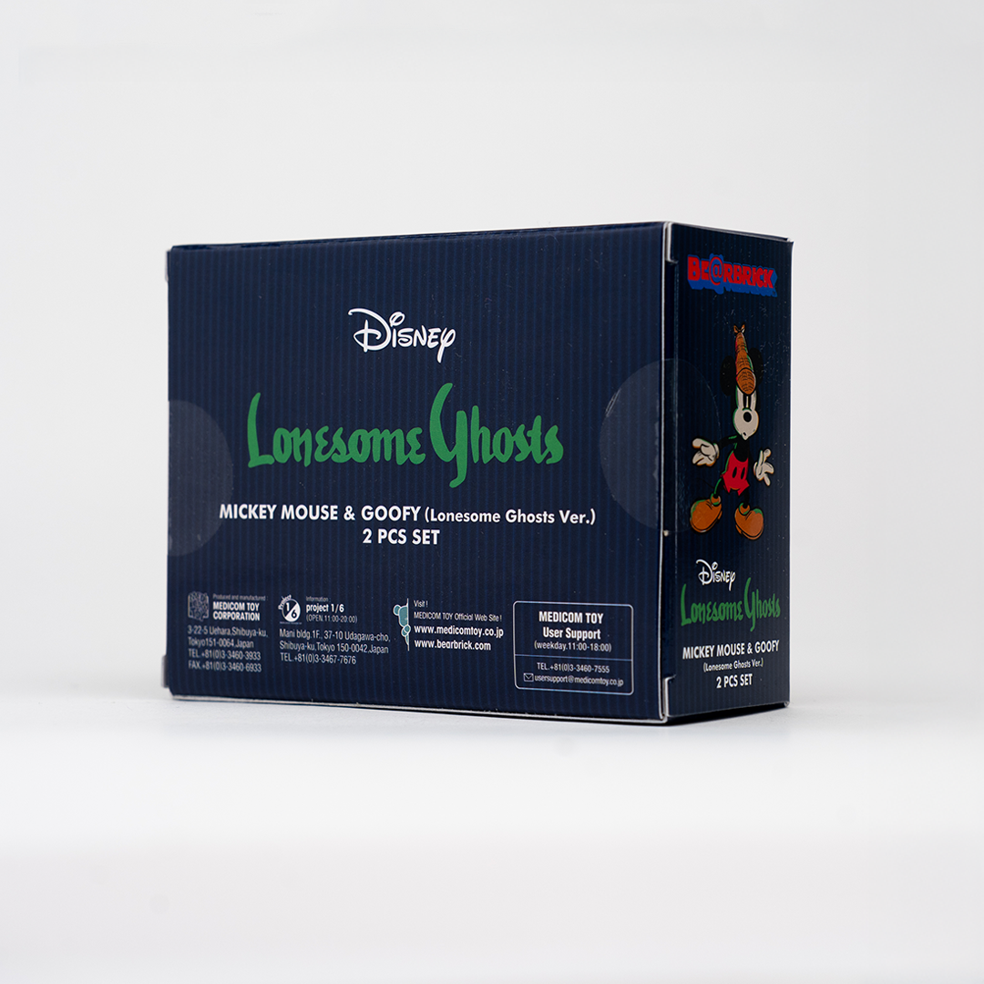 BEARBRICK 100% - Mickey Mouse & Goofy (2 figurines)