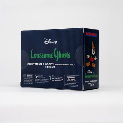 BEARBRICK 100% - Mickey Mouse & Goofy (2 figurines)