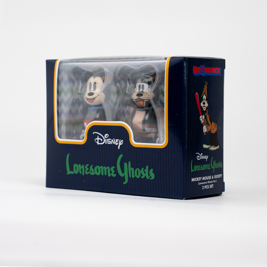 BEARBRICK 100% - Mickey Mouse & Goofy (2 figurines)