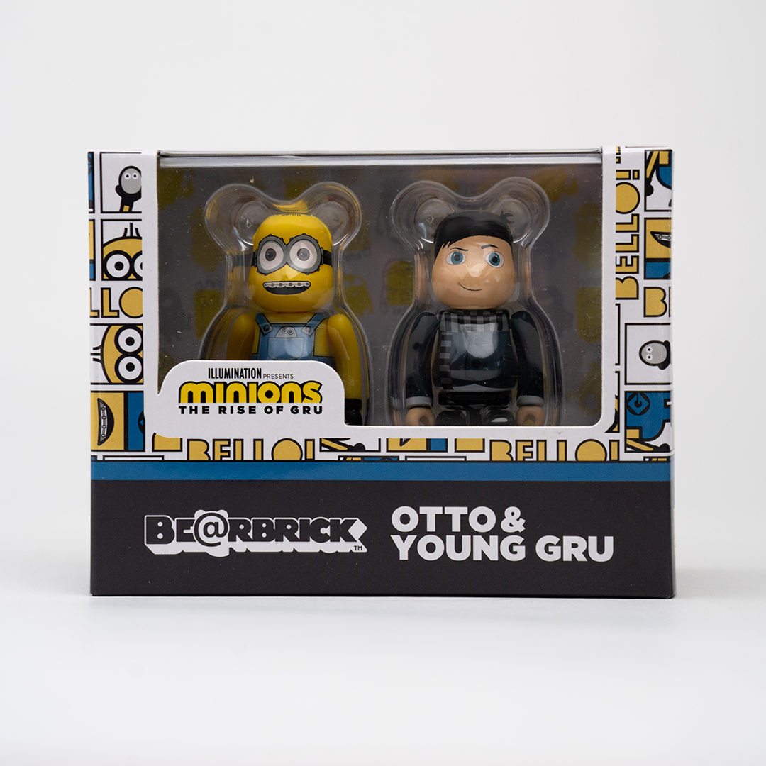 BEARBRICK 100% - Otto & Young Gru (2 figurines)