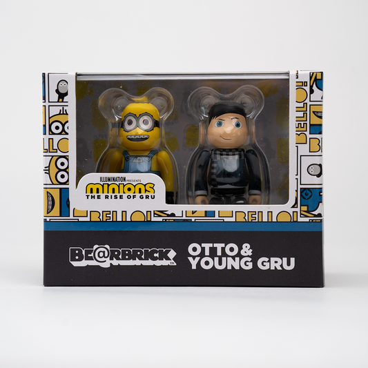 BEARBRICK 100% - Otto & Young Gru (2 figurines)