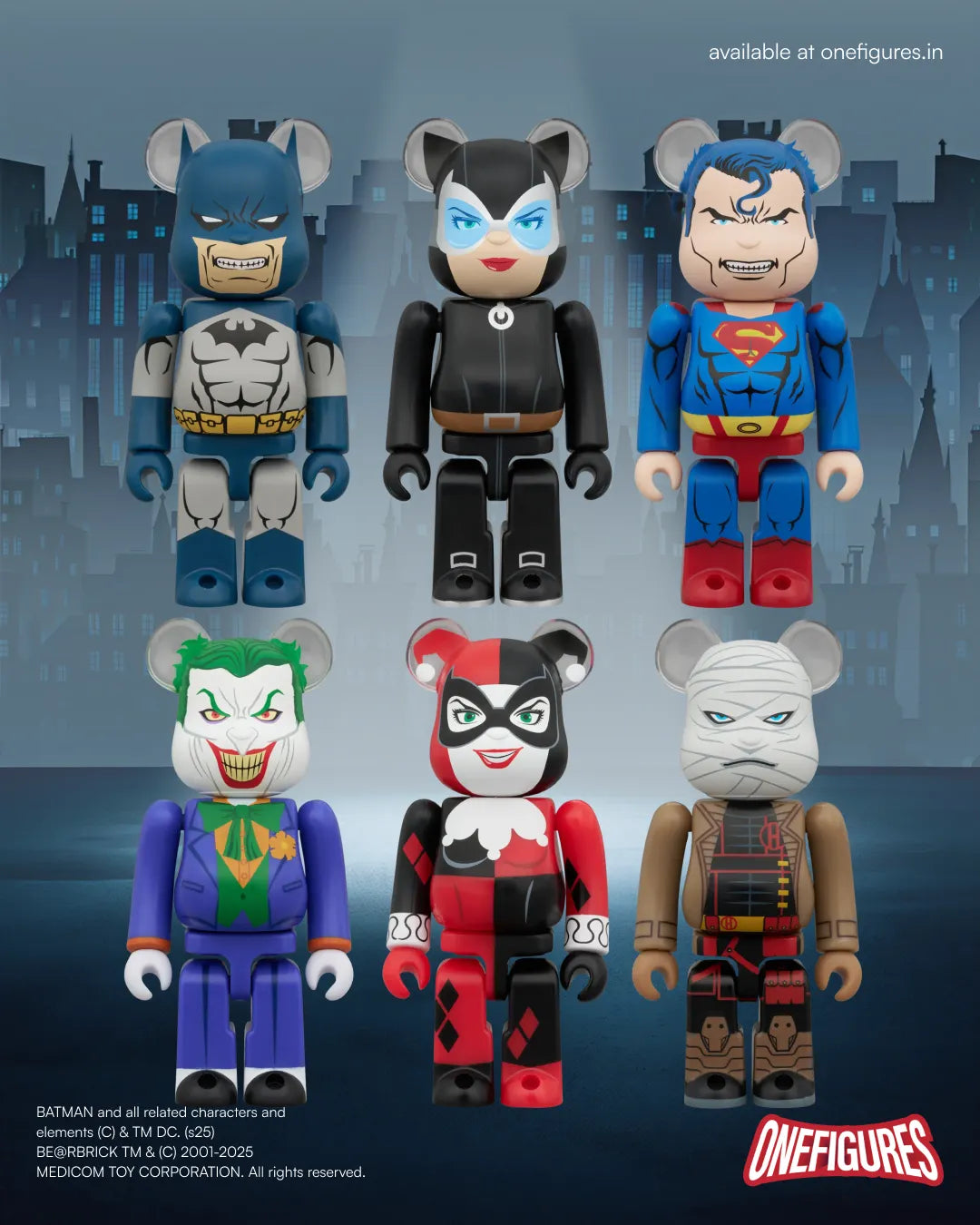 BEARBRICK 100% - Édition Batman Hush (1 Blind Box)