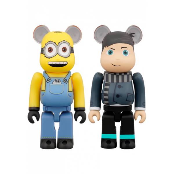 BEARBRICK 100% - Otto & Young Gru (2 figurines)
