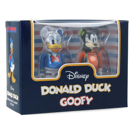 BEARBRICK 100% - Donald Duck et Goody (2 figurines)