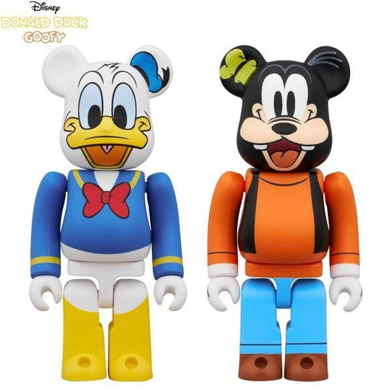 BEARBRICK 100% - Donald Duck et Goody (2 figurines)